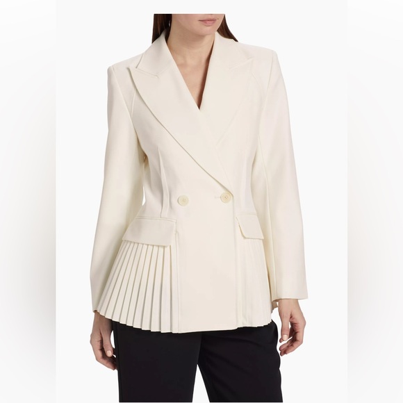 NWT SIMKHAI EGGSHELL BLAZER SIZE 4 - Picture 3 of 8
